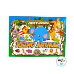 LIBRO C/STICKERS REINO ANIMAL
