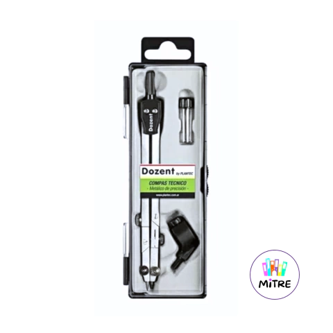 COMPÁS TÉCNICO CREMALLERA 2 ARTIC. DOZENT 19200 - comprar online
