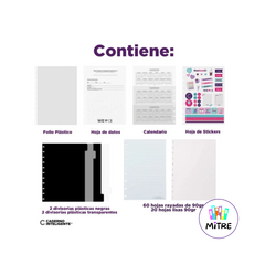 CUADERNO INTELIGENTE 21X28 AQUA GLAM - comprar online