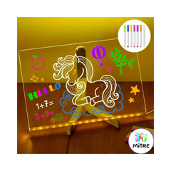PIZARRA MAGICA LUZ LED 20X30 C/ACCES. - tienda online