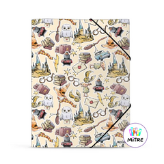CARPETA 3 SOLAPAS ELASTICO MOOVING HARRY POTTER en internet