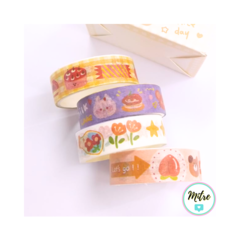 CINTA wASHI TAPE X 4