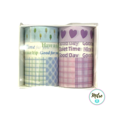 CINTA WASHI TAPE X 6 - comprar online