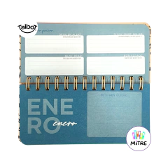 AGENDA POCKET TALBOT SEMANAL STAY CALM 2026 - tienda online