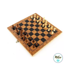 AJEDREZ - DAMAS - BACKGAMON 29CM - libreriamitre