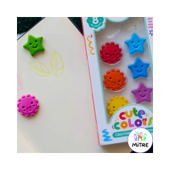 CRAYON WERO CON FORMA CUTE COLORS X 8 en internet