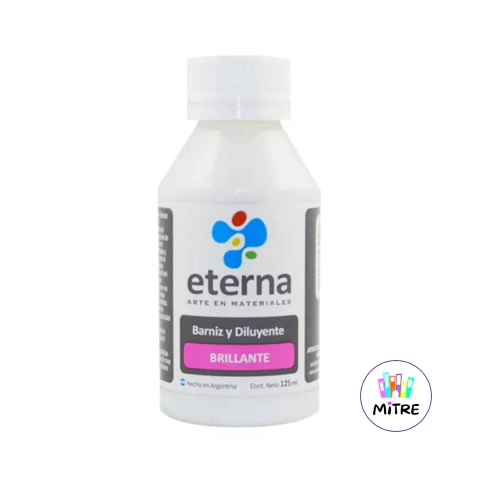BARNIZ Y DILUYENTE BRILLANTE 125ML ETERNA
