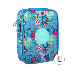 CARTUCHERA TALBOT 1 CIERRE JUMBO AMOR VERDE