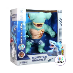 MONSTER TIBURON MARTILLO LUZ Y SONIDO
