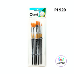 SET PINCELES SINTETICOS OLAMI 920