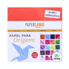 PAPEL ORIGAMI 15X15 PAPERLAND 90GR
