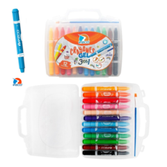VALIJA CRAYON GEL EZCO 3 EN 1 ACUARELABLES - comprar online
