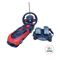 AUTO RADIO CONTROL VOLANTE + PEDALES - tienda online