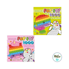 LIBRO PINTAR POP IT 650 STICKERS