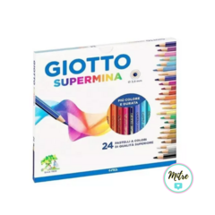 LAPICES DE COLOR GIOTTO SUPERMINA X 24