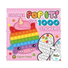 LIBRO PINTAR POP IT 650 STICKERS - comprar online