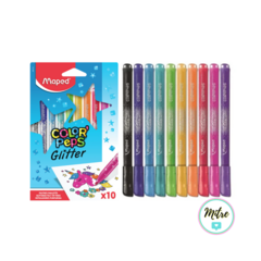 MARCADOR MAPED GLITTER X 10