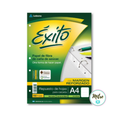 REPUESTO HOJAS A4 EXITO 192H C/BANDA