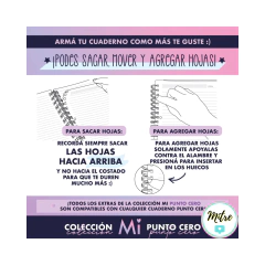 CUADERNO REMOVIBLE A4 MI PUNTO CERO - libreriamitre
