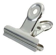 BROCHE CROMADO APRIETA PAPEL EZCO / SDI