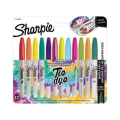 MARCADOR SHARPIE TIE DYE X 12