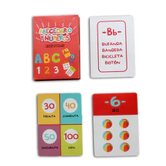 CARTAS EDUCATIVAS INGLES ABECEDARIO Y NUMEROS BARCO DE PAPEL