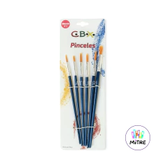 SET PINCELES CBX REDONDO x 6