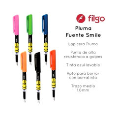 LAPICERA PLUMA FILGO SMILE
