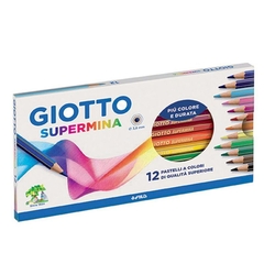 LAPICES COLOR GIOTTO SUPERMINA X 12