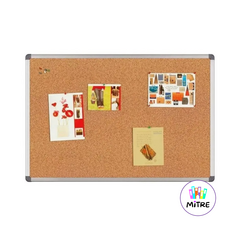 PIZARRA CARTELERA CORCHO 40X60 MARCO ALUMINIO - comprar online