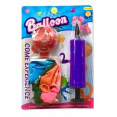 Inflador con globos 9063