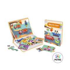 PUZZLE LIBRO MAGNETICO VEHICULOS