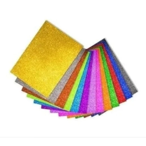 GOMA EVA A4 GLITTER AUTOADH.