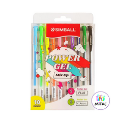 BOLIGRAFO GEL POWER SIMBALL X 10