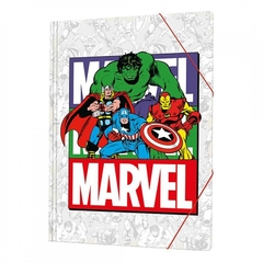 CARPETA 3 SOLAPAS C/ELASTICO MOOVING MARVEL - comprar online