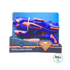 JUGUETE PISTOLA LANZA DARDO SUPERMAN - comprar online