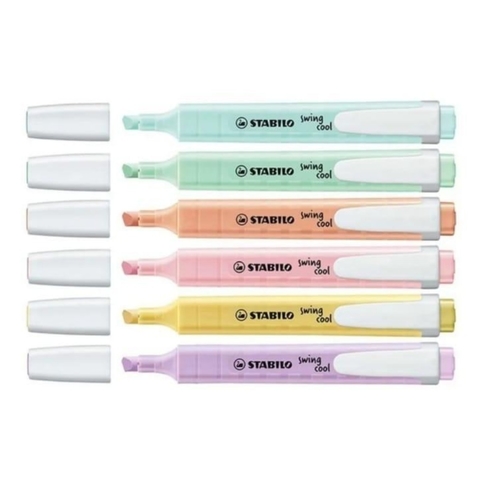 RESALTADOR PASTEL STABILO SWING COOL