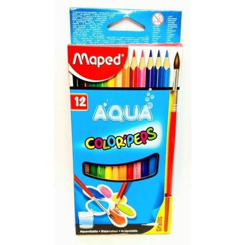 LAPICES COLOR MAPED X 12 ACUARELABLES