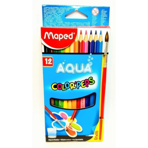 LAPICES COLOR MAPED X 12 ACUARELABLES