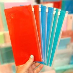 SOBRE CHEQUE PLÁSTICO ZIPPER RIDEO