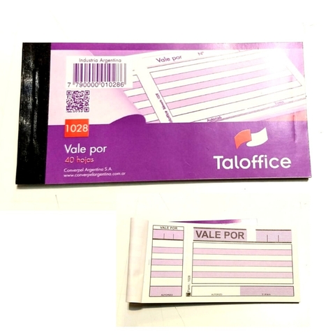TALONARIO TALARES VALE 1028/1042