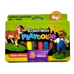 PLASTILINA PLAYCOLOR X 10