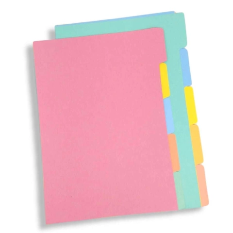 SEPARADORES DE CARTULINA X 5