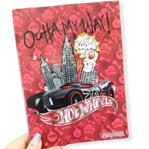 CUADERNO E1 PPR HOT WHEELS