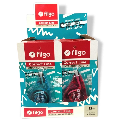 CINTA CORRECTORA FILGO 12mt.