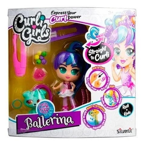 MUÑECA CURLi GIRLS PELO MAGICO CON MASCOTA - comprar online