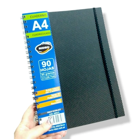 CUADERNO A4 RIDEO TRECK ECOBLACK CUADR