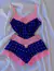 Baby Doll Laura em microfibra Azul/coração babalu - loja online