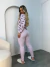 Pijama PV inverno Rosa Gatinho Rosa babalu - Juh Moda Íntima