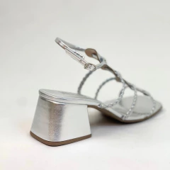 Imagem do SALTO BLOCO TIRAS TRANÇADAS